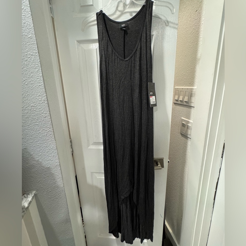 4/$15 Target Charcoal High Low Maxi Dress